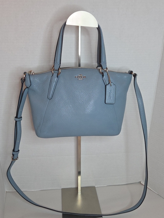 Coach Handbags - Coach Small Kelsey Satchel In Light Blue -F57563